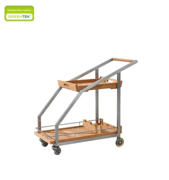 Outdoor Dining Cart European Style Dining Table Set