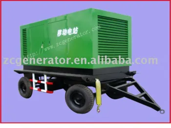 mobile series diesel generator(with two/four wheels)