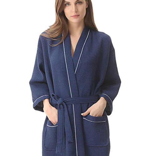 Custom High Quality Luxury Airy Waffle Bathrobe