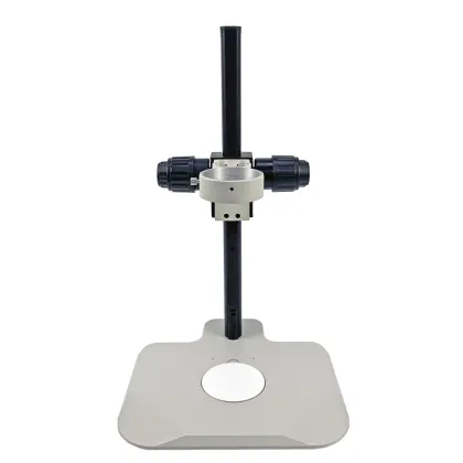 M3 Microscope Track Stand with Fine & Coarse Focus and 76mm Scope Holder