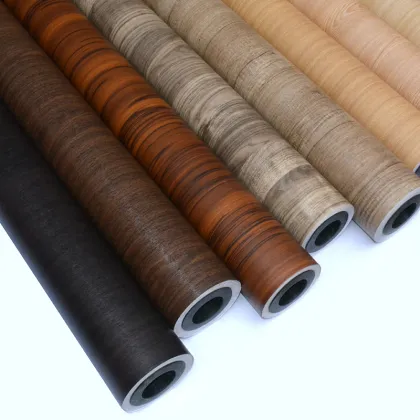 adhesive PVC wood grain vinyl wrap decorative film