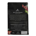 Reuse heat seal black foil coffee bags