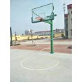 Fixado Basketball Hoop Stand para a escola