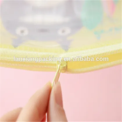 Custom PVC Brand Pouch Bag Zipper,Magic Plastic Bag Zip