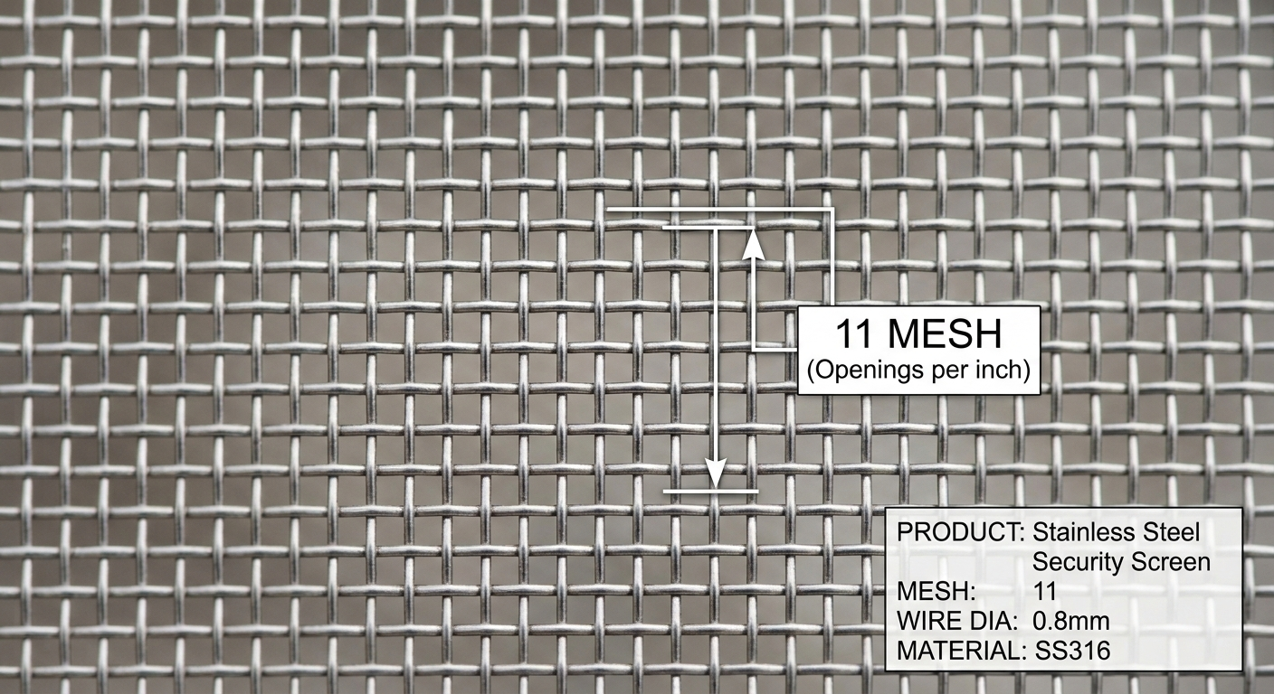 Vista macro mesh 11x11