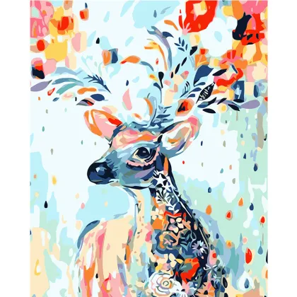 Art Abstract Animal DIY Oil Paintings for Kids