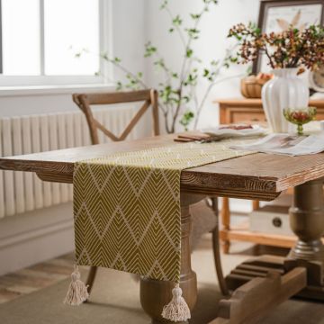 Factory Direct Geometric Boho Macrame Luxury Dining Table Runners