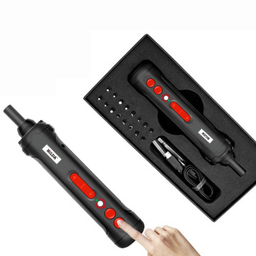 4V USB Charging Micro Felless Brill Set: Chave de fenda elétrica de mini -lítio multifuncional com kits de bits magnéticos de 19pcs