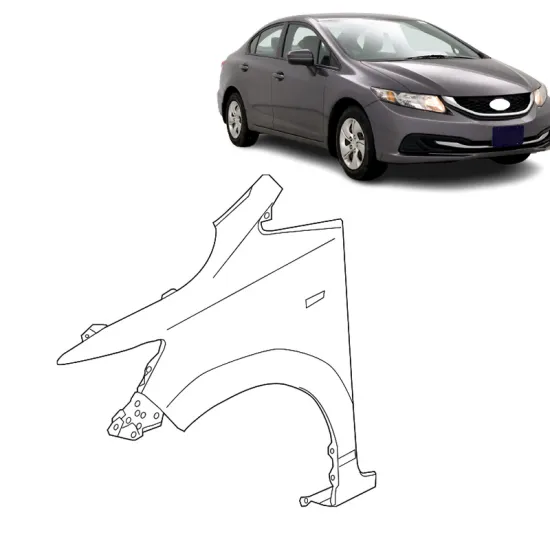 Honda City 2015-2019 Auto Car Bumpers Front Fender Spares