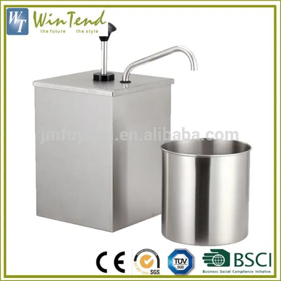 Ketchup fountain jar 30ml sauce dispenser pump for buffet