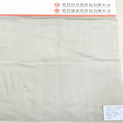 Linen Material Linen Fabric Pure Linen Dyed Fabric Manufactory