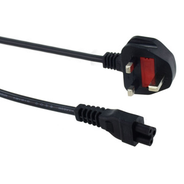 Widely use C7 C13 UK Power Cord