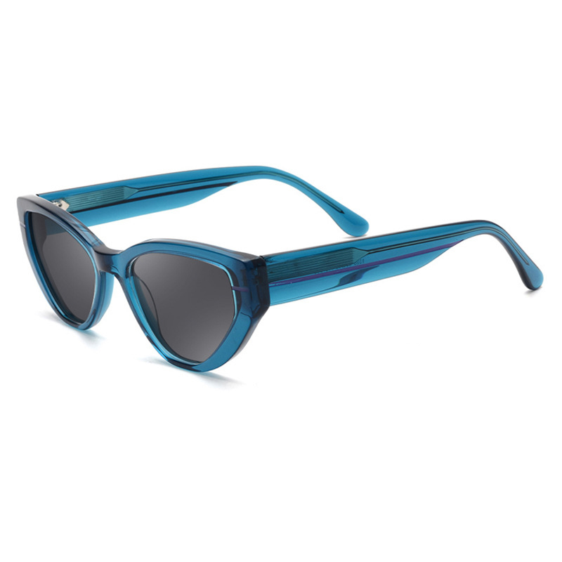 Handmade Blue Acetate Sunglasses
