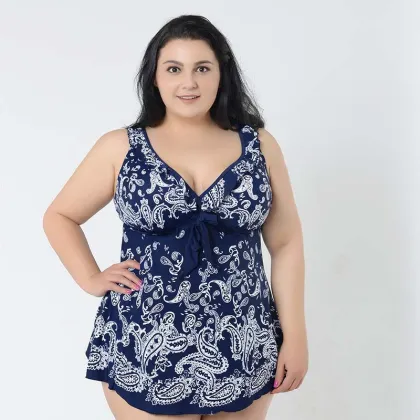 Professional Fat Women Plus Size One Piece Swimwear 4XL-8XL Swimsuit