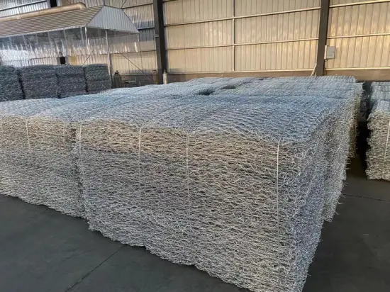 Galvanized welded gabion box basket cage mesh