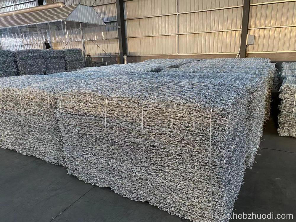 Galvanizzato Gabion Box Box Cage Mesh