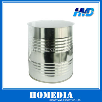 White coating tomato cans
