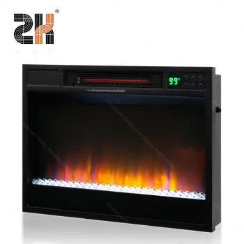23 Inch Modern Electric Fireplace with Classic Flame and Heater - Hot Sale