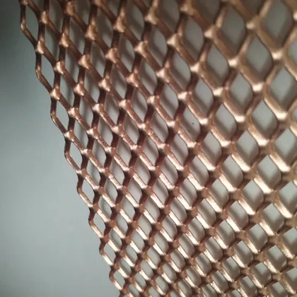 Decorative Copper Expanded Metal Mesh