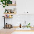 2 Tiers Vintage Kitchen Counter Storage Shelf