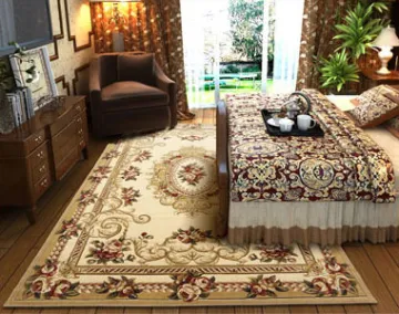 Anti-slip Kitchen / Living Room Area Polyester Mat