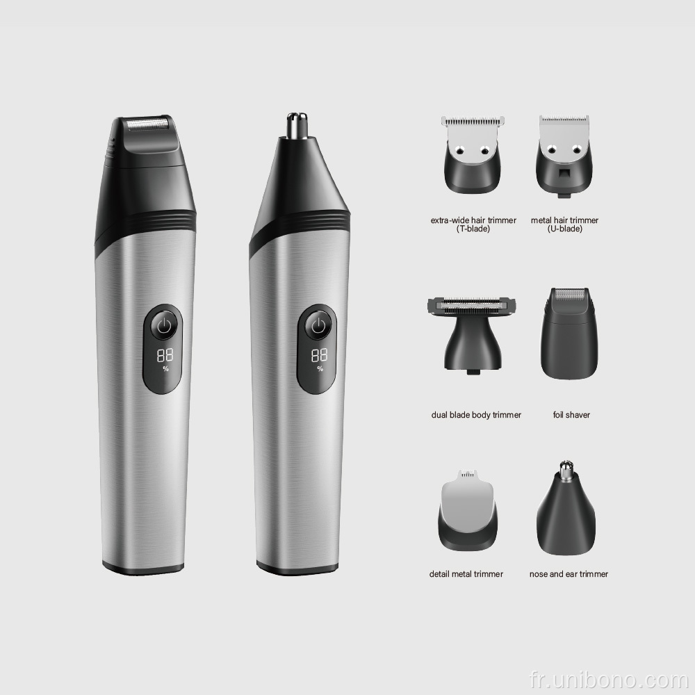 Trimmer de la barbe rechargeable à multifonction professionnelle professionnelle