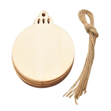 Weihnachtsholz Baubles und Tags - DIY -Ornamente für Kinder