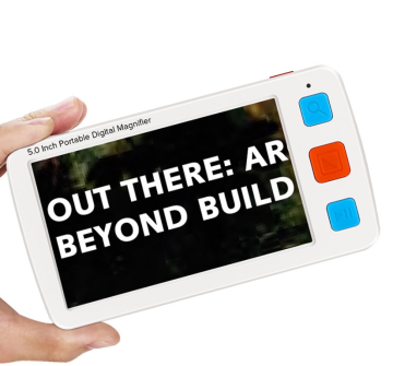 4X-32X Portable 5-inch Handheld Digital Magnifier for Low Vision