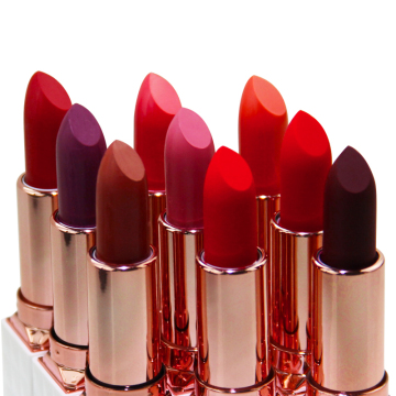 Custom Logo-Free White Square Tube Vegan Matte Lipstick - New Arrival