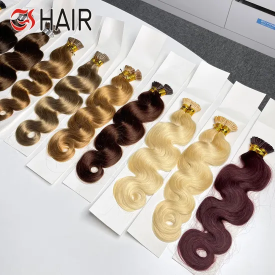 GS Hair 100% Virgin i-Tip Human Hair Extensions