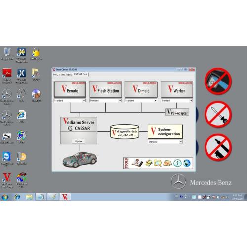 Win7 V2017.03 Xentry Das HDD Software with DTS Monaco For Benz Sd Connect C4