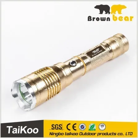 18650 rechargeable battery aluminum ultraviolet torch light