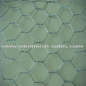 PVC coated & galvanized hex wire mesh