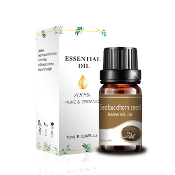 Label personalizado grau terapêutico 10ml Óleo de semente de espinheiro Seabuckthorn