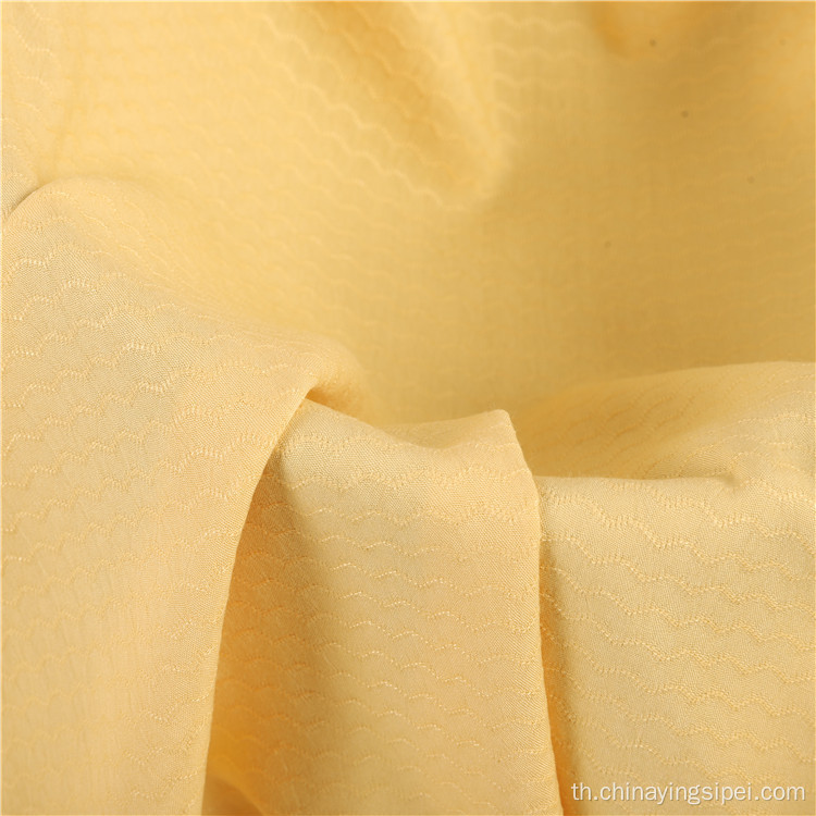 ผ้าฝ้ายเรยอน Viscose Lurex Jacquard ผ้าย้อมผ้าธรรมดา