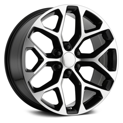 Rimas Chevy Chevy Chevy 22 pulgadas Rim Machinado Black