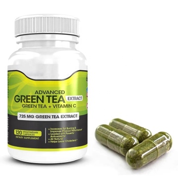 OEM/ODM Natural Vegan Green Tea Extract Slimming Capsules