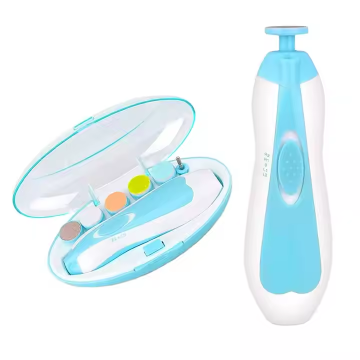 Rechargeable Electric Pedicure Set with LED Light for Baby Nail Care