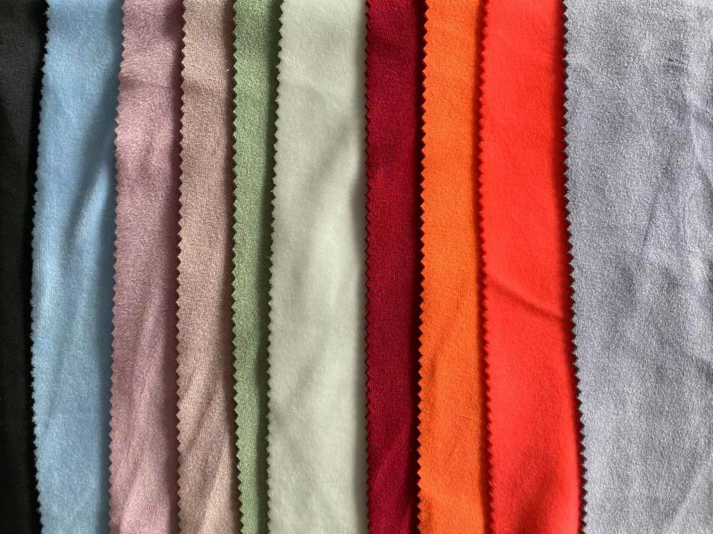 Super Soft Velvet 1 Side Brush Fabrics