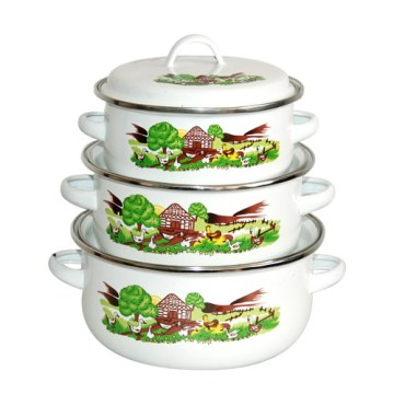 enamel pot 6pcs