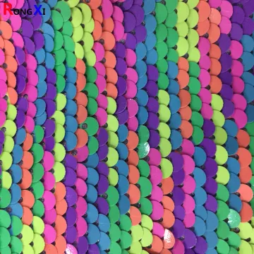 Brand Rainbow 5mm Reversible Rainbow Sequin Fabric