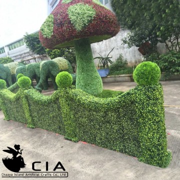 Garden artificial boxwood topiary hedge topiary ball