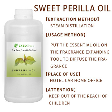 Pure organic sweet perilla essential oil