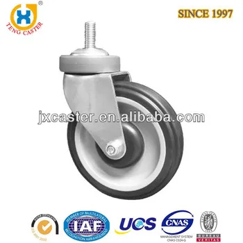 5 inch shopping trolley PU Caster