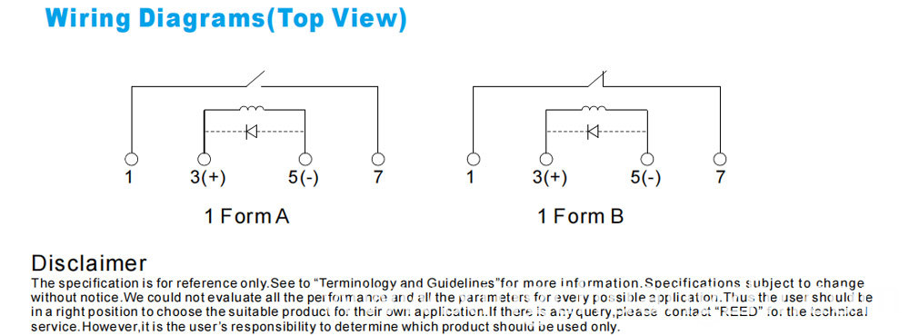 Four-pin relay