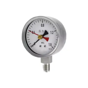 Mining dual needle pressure gauge