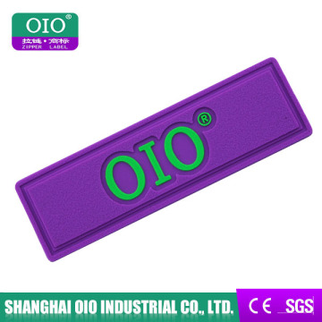OIO Factory Decorative PVC Clothes Label For Garment and Luggage