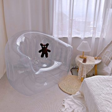 Transparent Air Couch Bubble Chair for Indoor/Outdoor Solo Use