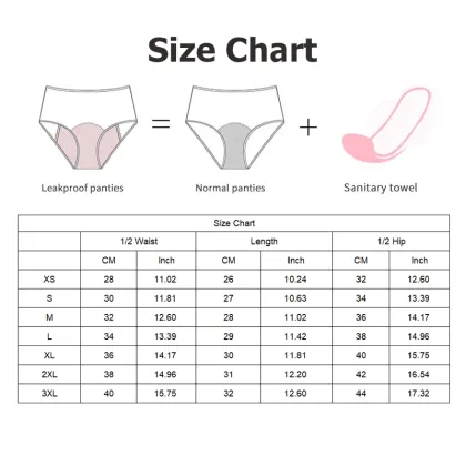 OEM ODM 4 Layers High Waist Menstrual Panties