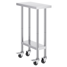 stainless steel work table stainless steel working table with under shelf Factory